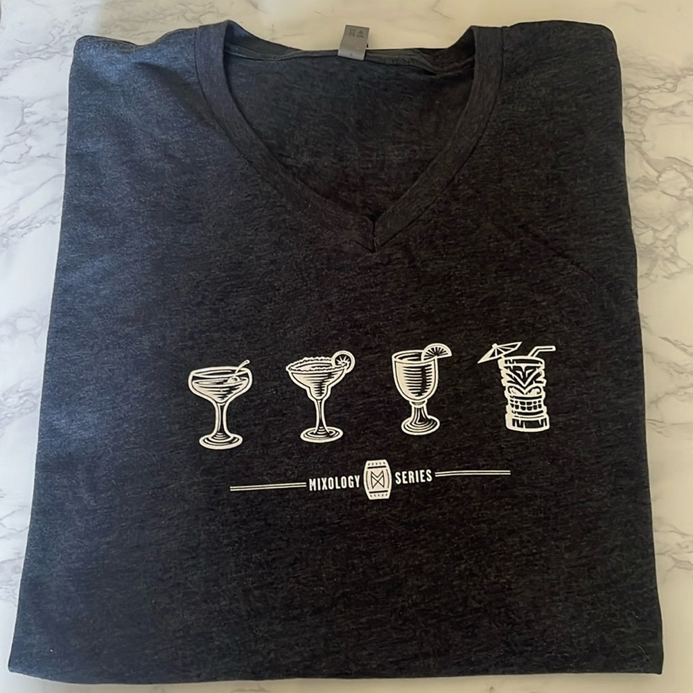 Men’s Funky Buddha V-neck Mixology Tee - Rare!
